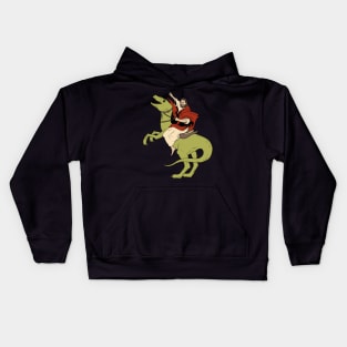 Jesus on a Raptor Kids Hoodie